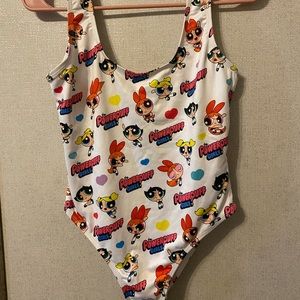 Power Puff girls one piece swimsuit
